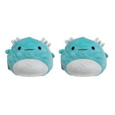 Imagem de Kit 2x Brinquedos Pelúcia de Animais Axolote Azul - Ty Rara