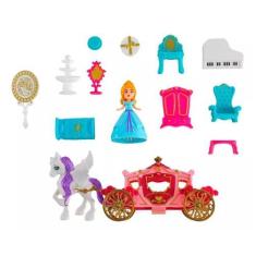 Imagem de Pack Carruagem dos Sonhos Para Meninas - Brinquedo Miniatura - Polibri