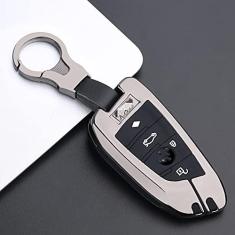 Imagem de Porta-chaves do carro Capa de liga de zinco inteligente, adequada para Bmw F20 G20 G30 X1 X3 X4 X5 X5 G05 X6, Porta-chaves do carro ABS Smart porta-chaves do carro