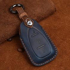 Imagem de NUIOsdz Couro Smart Key Fob Cover Protetor de capa de pele, adequado para Chevrolet Cruze Malibu XL TRAX EquinoX Proteção de capa completa