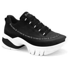 Imagem de Tênis Feminino Chunky Fly High Preto Ramarim 2380104-0002-Feminino