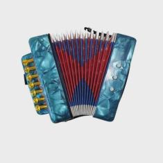 Imagem de Sanfona Infantil Acordeon Gaita 3 Baixos 7 Teclas Mini Ja Garantir A S