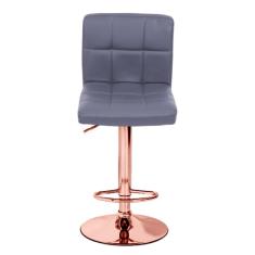 Imagem de Banqueta Giratória Confort- Cinza Rose Gold