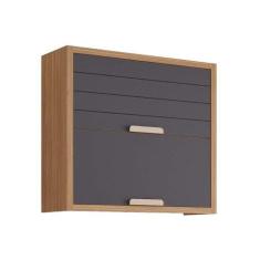 Imagem de Armário Aéreo Cozinha Modulado Eloise C/2 Portas Basculante Riscadas 8