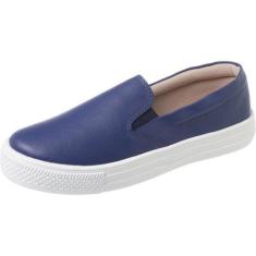 Imagem de Tenis Feminino Casual Sapatenis Calce Facil - 8302-002 - Alias, Marinh