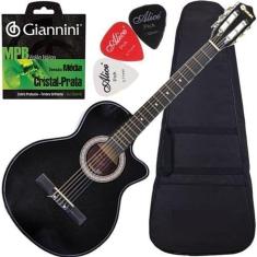 Imagem de Kit Completo Violão Acústico Corda Nylon Urban Vcw38Ac Vinik