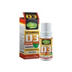 Imagem de Vitamina D3 20ml - Unilife - em Gotas sabor Menta
