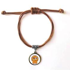 Imagem de DIYthinker Pulseira de couro alienígena Universo e alienígena pulseira marrom joia presente