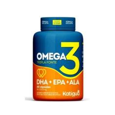 Imagem de Omega 3 Tripla Fonte Dha+Epa+Ala 60 Capsulas - Katigua