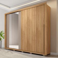 Imagem de Guarda Roupa Casal com Espelho 2 Portas 4 Gavetas Suburban Gold - Espr
