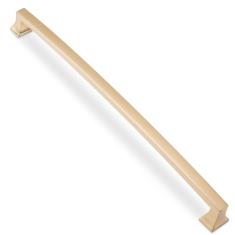 Imagem de BUKOBYHE Pacote com 10 puxadores de armário 12-5/8 polegadas (320 mm) puxadores de armário de cozinha bronze champanhe puxadores de gaveta ferragens de armário sólido