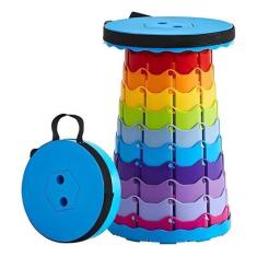 Imagem de Banco De mão Banqueta Assento Dobrável Ajustável C/ Alças - Vijoli