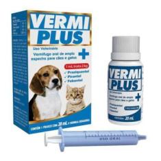 Imagem de VermiPlus Cães e Gatos 20ml - VetBras