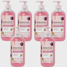 Imagem de Kit 6 Sabonete Gel Ameixa Negra Intensa E Vibrante 500 Ml Hidramais