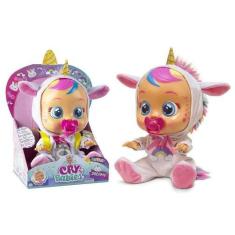 Imagem de Boneca Cry Babies Dreamy Unicórnio Com Som - Multikids