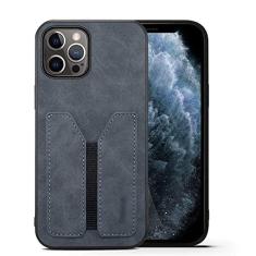 Imagem de Carteira de bolso de cartão para iPhone 14 13 12 Mini 11 Pro XS Max XR X SE 2020 8 7 Plus Capa traseira de couro, cinza, para iPhone SE 2020