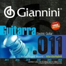 Imagem de Encordoamento P/guitarra Giannini Geegsth 11 Hibrida 0.011"