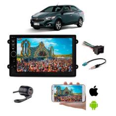 Imagem de Mp5 Central Multimidia Moldura 2 Din Prisma 2017 Ltz Lt + Camera - Sp.