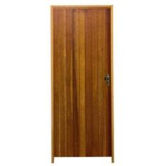 Imagem de Kit Porta de Madeira Maciça Mexicana Rodam Itaúba - 2.10 (A) X 0.82 (L