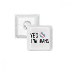 Imagem de Kit de atualização para jogos Yes I'm Trans LGBT Teclado mecânico PBT