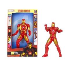 Imagem de Boneco Homem de Ferro Marvel 10 Falas Sons Super Herói Vingadores Acti