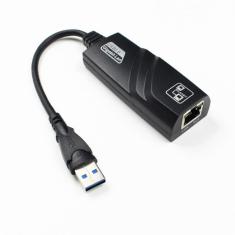 Imagem de Adaptador placa de rede USB 3.0 Para Gigabit Ethernet LAN RJ45 (10/100/1000)