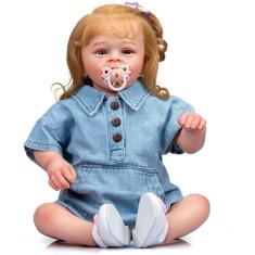 Imagem de Boneca Reborn Alive Large Smiley Smiling Soft 60 cm