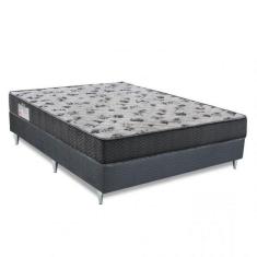 Imagem de Cama Box Casal Ortobom Iso 100 D33 138x188x18cm Ortobom