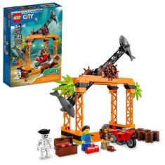 Imagem de Lego city o desafio de acrobacias com ataque de tubarão (122 peças)