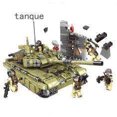 Imagem de Compatível Com Lego Puzzle Assembly Tanque Ou Helicóptero Ou