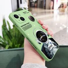 Imagem de Capa de telefone astronauta para iphone 15 14 13 12 11 pro max mini x xr xs max se2020 8 7 plus 6 6s plus capa, verde claro, para iphone 15 pro