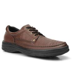 Imagem de Sapato Masculino Conforto Anti Stres Ortopédico Social Tenis Oxford Leve Casual Costurado Em Couro-Masculino