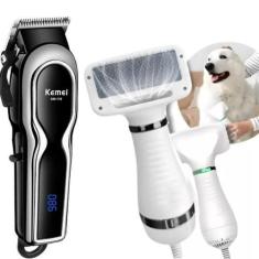 Imagem de KIT PET (Máquina de Tosa KEMEI 1991 + Secador 110V) versátil - LIPPIN
