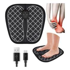 Imagem de Massageador Pés Tapete Almofada Pulso Elétrico 6 Modos Massagem Perna