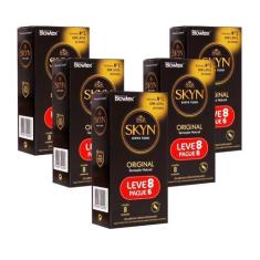 Imagem de Preservativo Blowtex Skyn Original 5 Caixas Com 8 Camisinhas Total 40