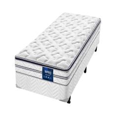Imagem de Cama Box Solteiro AmericanFlex Topázio Gel com Pillow Top e Molas Ensacadas 30x88x188 cm