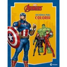 Imagem de Livro ilustrado Para Colorir - Vingadores - 1 unidade - Marvel - Rizzo