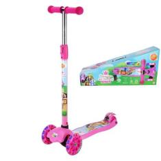 Imagem de Patinete Piquenique das Princesas Radical 3 Rodas Infantil com Luz Led