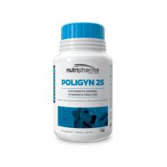 Imagem de Poligyn 25 Suplemento Mineral Vitamínico para Cães 30 Comprimidos - Nutripharme