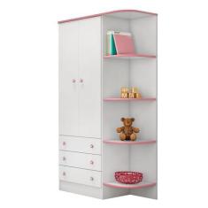 Imagem de Guarda Roupa Infantil 2 Portas E 3 Gavetas Com Cantoneira Brilhar Q01