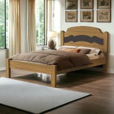 Imagem de Cama Íris Casal Freijó e Grafite Cambel