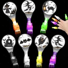 Imagem de Lembrancinhas de festa de Halloween StzMamil LED Light Up Finger Lights