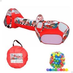 Imagem de Barraca Infantil Carros Corrida Divertida Bolinha Colorida - Dm Toys