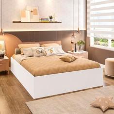 Imagem de Cama Box Casal Juvenil para Quarto - Lia Branco