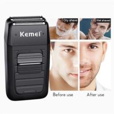 Imagem de Maquina De Barbear Shaver 2 Lâminas  Recarregavel Km-1102 - Kemei
