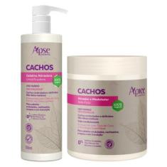 Imagem de Kit Apse Cachos Creme De Pentear Ativador Cachos + Gelatina Ativadora