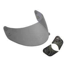 Imagem de Kit Reparo Fixação + Viseira Fumê Capacete Ebf Eox New Spark - Polivis