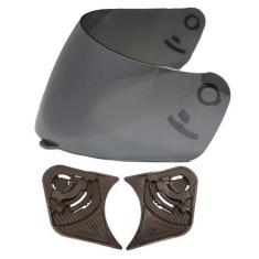 Imagem de Kit Viseira Fumê + Reparo Fixação Cap Ebf E0x /new Spark  - Polivisor