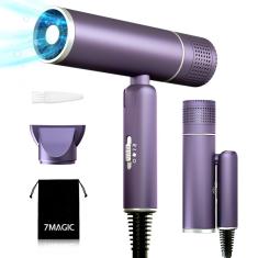 Imagem de Secador de cabelo 7MAGIC Foldable Powerful Ionic Fast Drying Purple