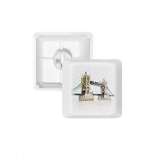 Imagem de London Bridge em Londres, Inglaterra, teclado mecânico PBT kit de atualização para jogos